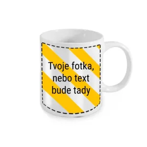 Bílý hrnek s vlastní fotkou